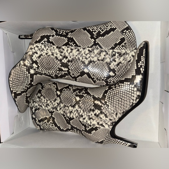 Guess Shoes - Guess Snake Print Heeled Boots